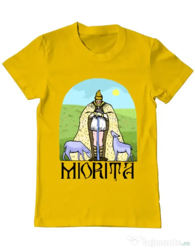 Tricou ADLER barbat Miorita Galben