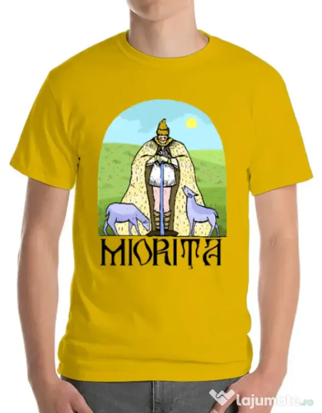 Tricou ADLER barbat Miorita Galben