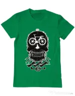 Tricou ADLER barbat Bicycle love Verde mediu