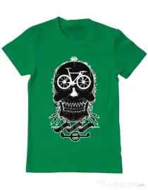 Tricou ADLER barbat Bicycle love Verde mediu