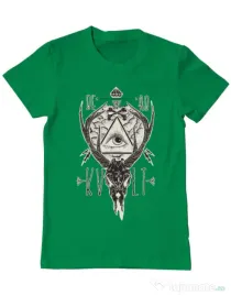 Tricou ADLER barbat Dead kult Verde mediu