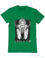 Tricou ADLER barbat The Daughters Of The Moon Verde mediu