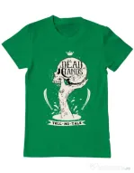 Tricou ADLER barbat Dead hands Verde mediu