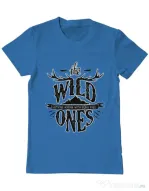 Tricou ADLER barbat The Wild Ones Albastru azuriu