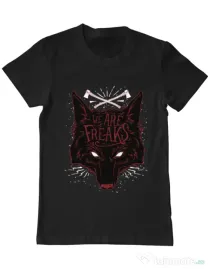 Tricou ADLER barbat We are freaks Negru