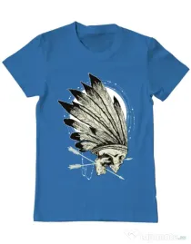 Tricou ADLER barbat Conquerors Albastru azuriu