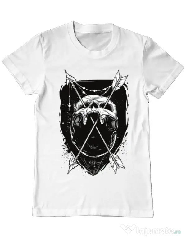Tricou ADLER barbat Arrows Alb