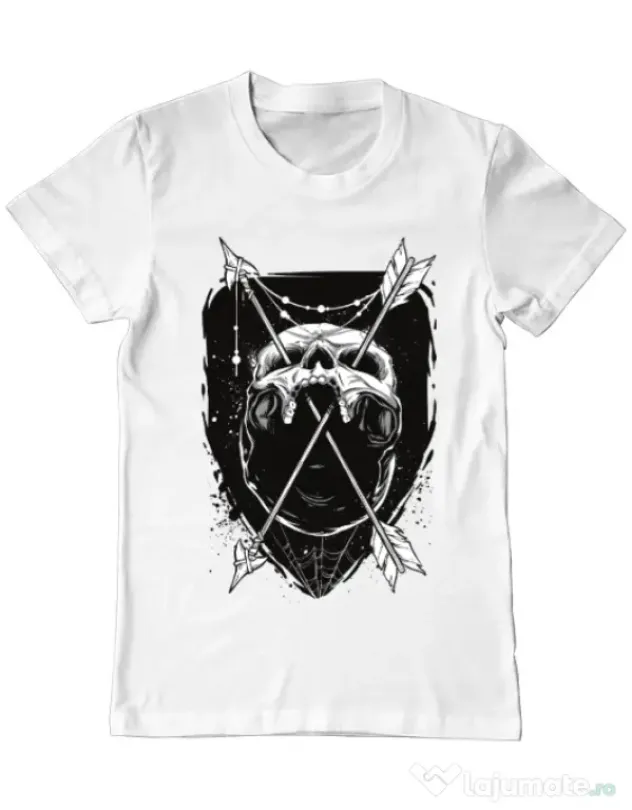 Tricou ADLER barbat Arrows Alb