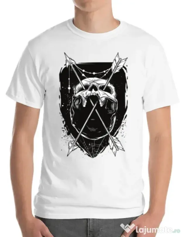 Tricou ADLER barbat Arrows Alb