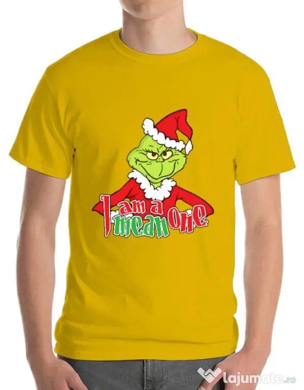 Tricou ADLER barbat Mean one Galben