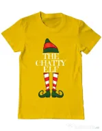 Tricou ADLER barbat The chatty elf Galben