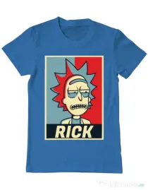 Tricou ADLER barbat Rick Albastru azuriu