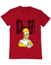 Tricou ADLER barbat Beer Rosu
