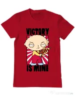 Tricou ADLER barbat Victory is mine Rosu
