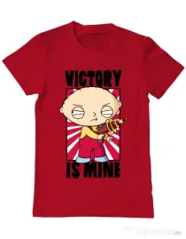 Tricou ADLER barbat Victory is mine Rosu