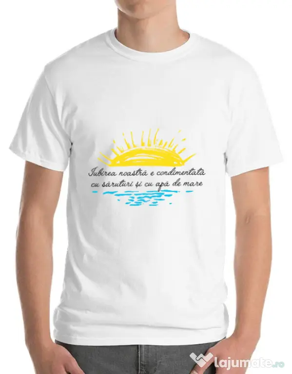 Tricou ADLER barbat Iubirea noastra Alb