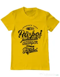 Tricou ADLER barbat Pace si razboi Galben