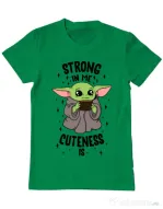 Tricou ADLER barbat Strong in me Verde mediu