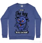 Bluza ADLER barbat You hold the key Albastru melanj