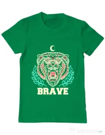 Tricou ADLER barbat Brave Verde mediu