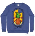 Bluza ADLER barbat Tropical vibes Albastru melanj