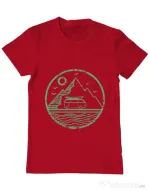 Tricou ADLER barbat Van Rosu