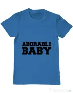 Tricou ADLER barbat Adorable baby Albastru azuriu