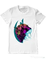 Tricou ADLER barbat Helmet Alb
