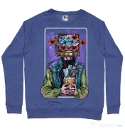 Bluza ADLER barbat Human milenial Albastru melanj 