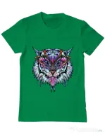 Tricou ADLER barbat Tiger buterfly Verde mediu