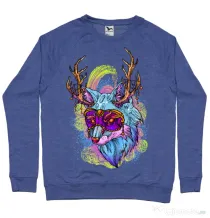 Bluza ADLER barbat Wolf Albastru melanj