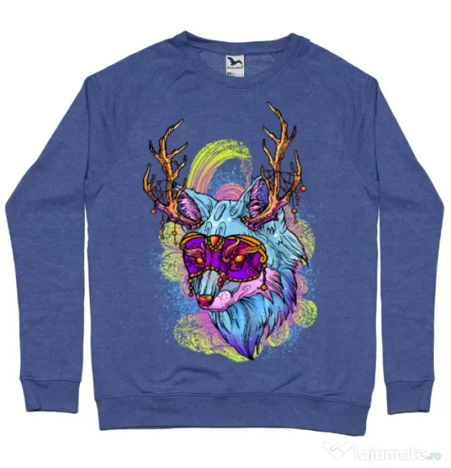 Bluza ADLER barbat Wolf Albastru melanj