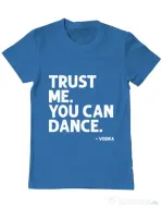Tricou ADLER barbat You can dance Albastru azuriu