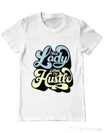 Tricou ADLER barbat This lady Alb