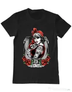 Tricou ADLER barbat Lady luck Negru