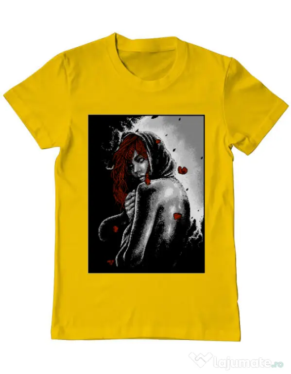 Tricou ADLER barbat Solitude Galben