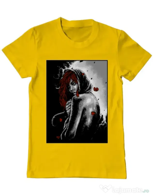 Tricou ADLER barbat Solitude Galben