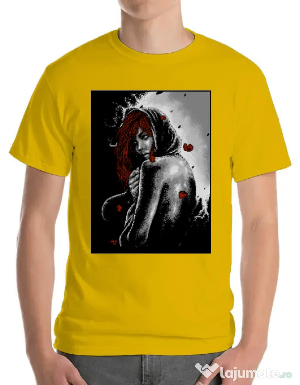 Tricou ADLER barbat Solitude Galben