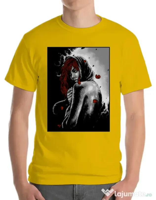 Tricou ADLER barbat Solitude Galben