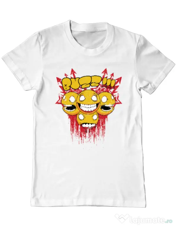 Tricou ADLER barbat Buzz Alb