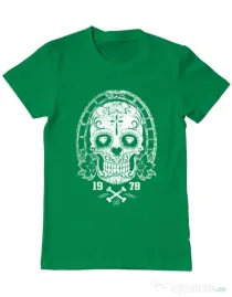 Tricou ADLER barbat Diamond eyes Verde mediu