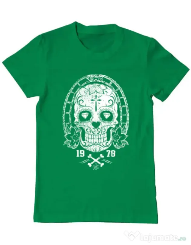 Tricou ADLER barbat Diamond eyes Verde mediu