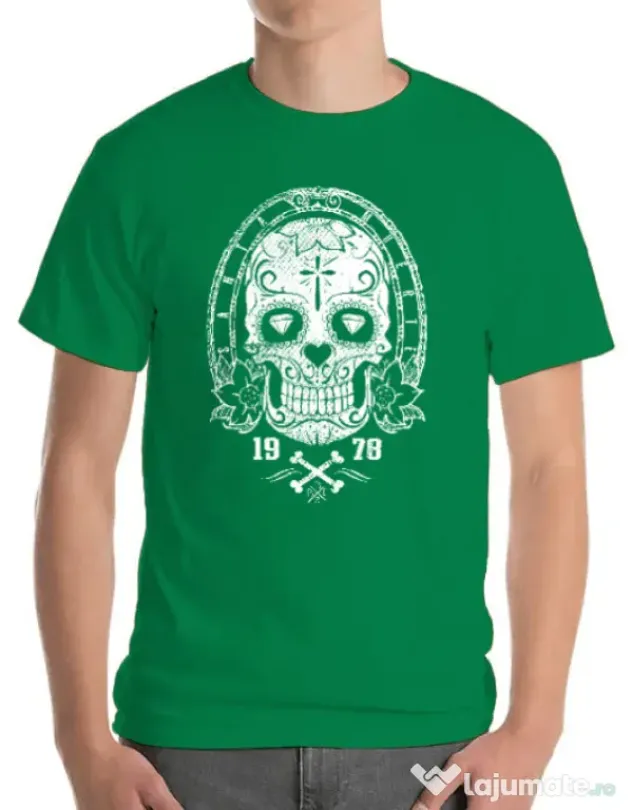 Tricou ADLER barbat Diamond eyes Verde mediu