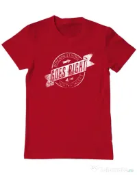 Tricou ADLER barbat When nothing goes right Rosu
