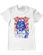 Tricou ADLER barbat Your daddy Alb