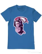 Tricou ADLER barbat Kong revenge Albastru azuriu