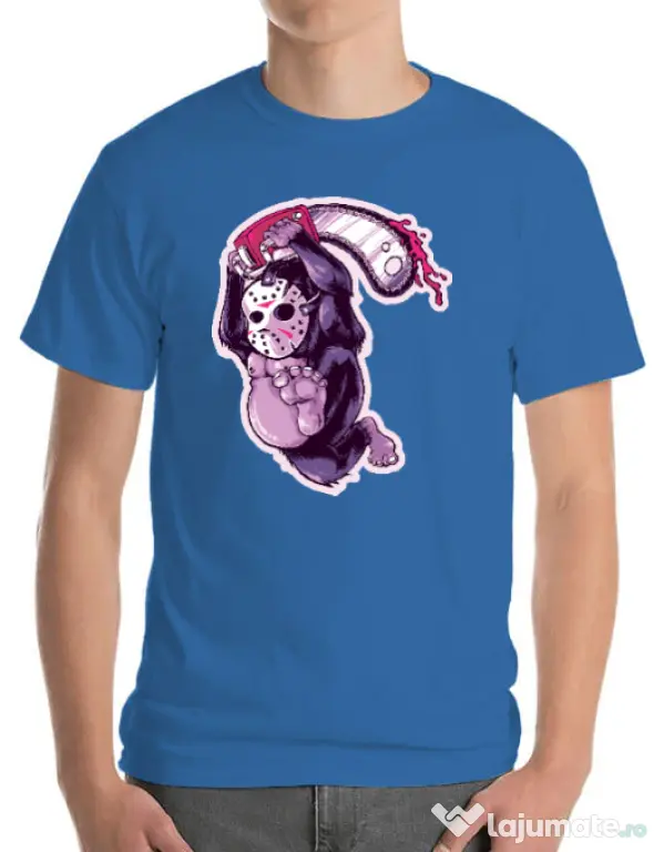 Tricou ADLER barbat Kong revenge Albastru azuriu