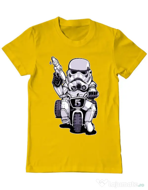 Tricou ADLER barbat Little tooper Galben