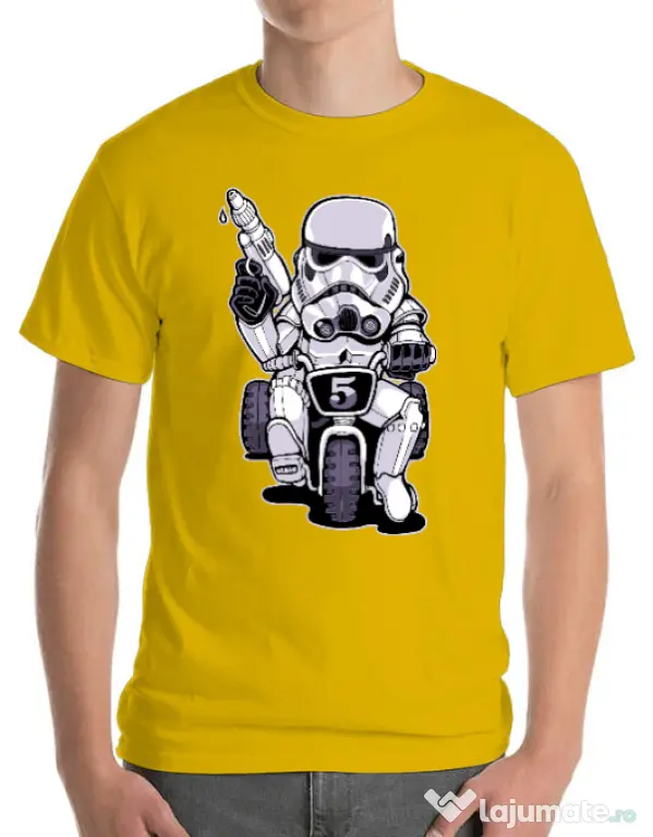Tricou ADLER barbat Little tooper Galben