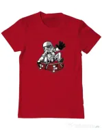 Tricou ADLER barbat Trooper trick Rosu
